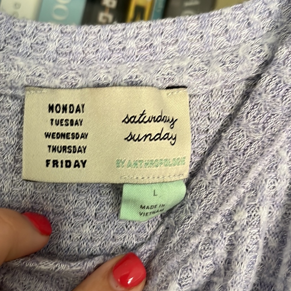Saturday Sunday Ruffle Waffle Tee - Picture 2 of 3